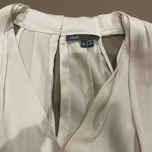 Vince silk halter top